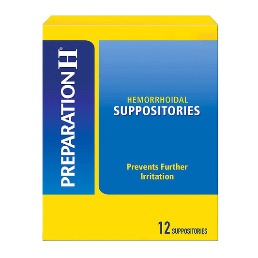 Preparation H Hemorrhoidal Suppositories - 12Ct