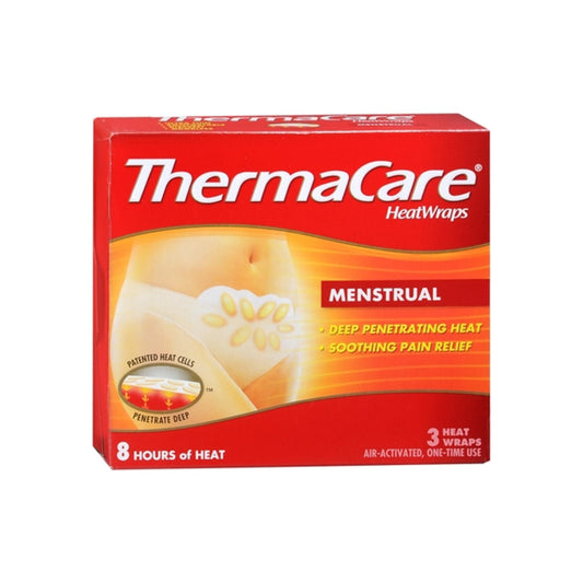 Thermacare Heatwraps Menstrual Patches 3 Ea