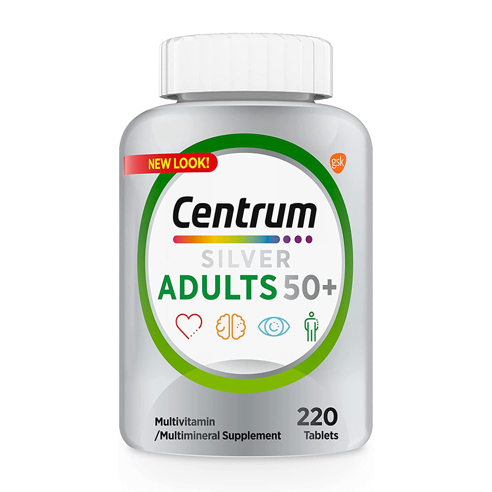 Centrum Silver Multivitamin For Adults 50 Plus With Calcium And Antioxidants - 220 Ct
