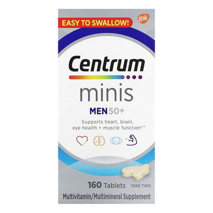 Centrum Silver Multivitamin For Men 50 Plus And Mineral Supplement Tablets, 160 Ct