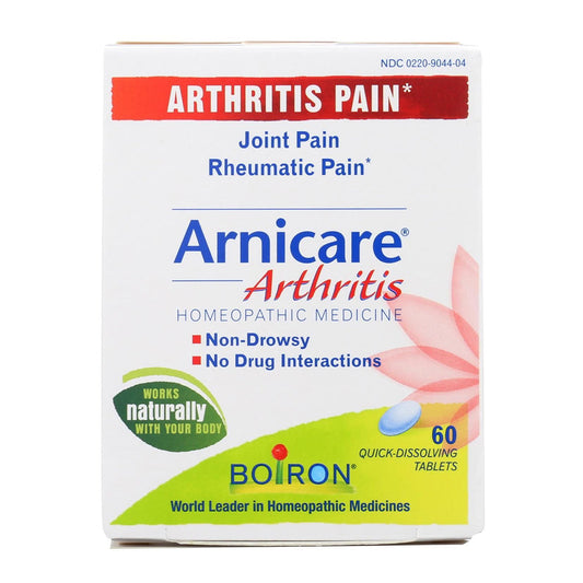 Boiron Arnicare Arthritis Pain Relief Tablets, Homeopathic Medicine - 60 Each