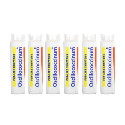 Boiron Oscillococcinum Flu-Like Symptoms Homeopathic Medicine, 6 Doses, 0.04 Oz Ea