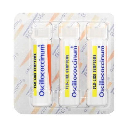 Boiron Oscillococcinum Flu-Like Symptoms Homeopathic Medicine, 6 Doses, 0.04 Oz Ea