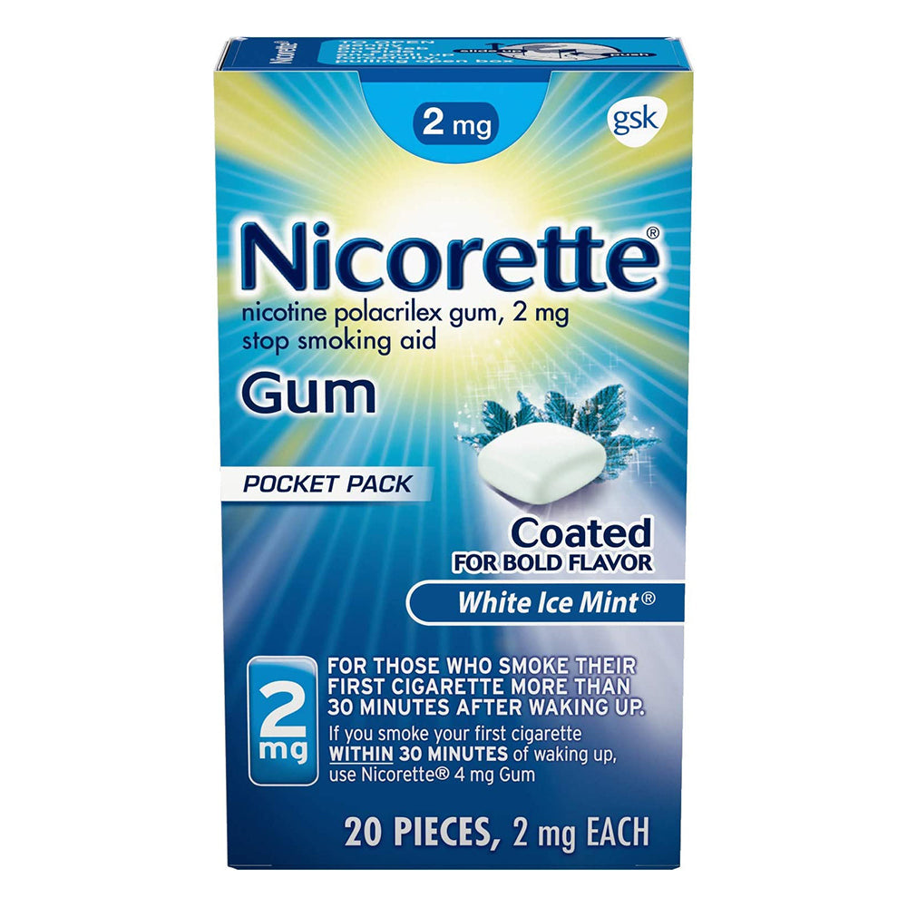 Nicorette 2Mg Nicotine Gum - 20 Count