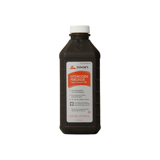 Swan Hydrogen Peroxide Topical Solution 16 Oz