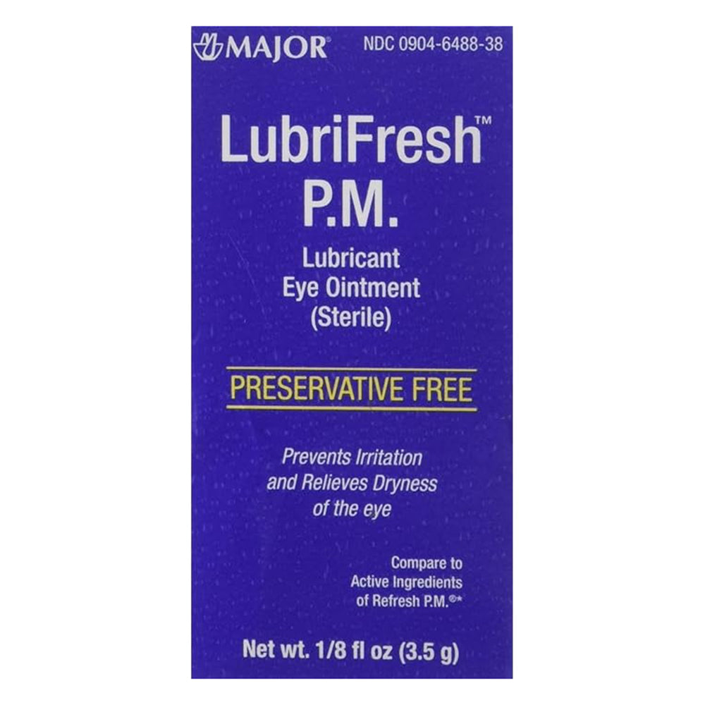 Lubrifresh P.M. Lubricant Nighttime Eye Ointment - 0.12 Oz