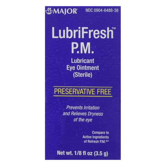 Lubrifresh P.M. Lubricant Nighttime Eye Ointment - 0.12 Oz