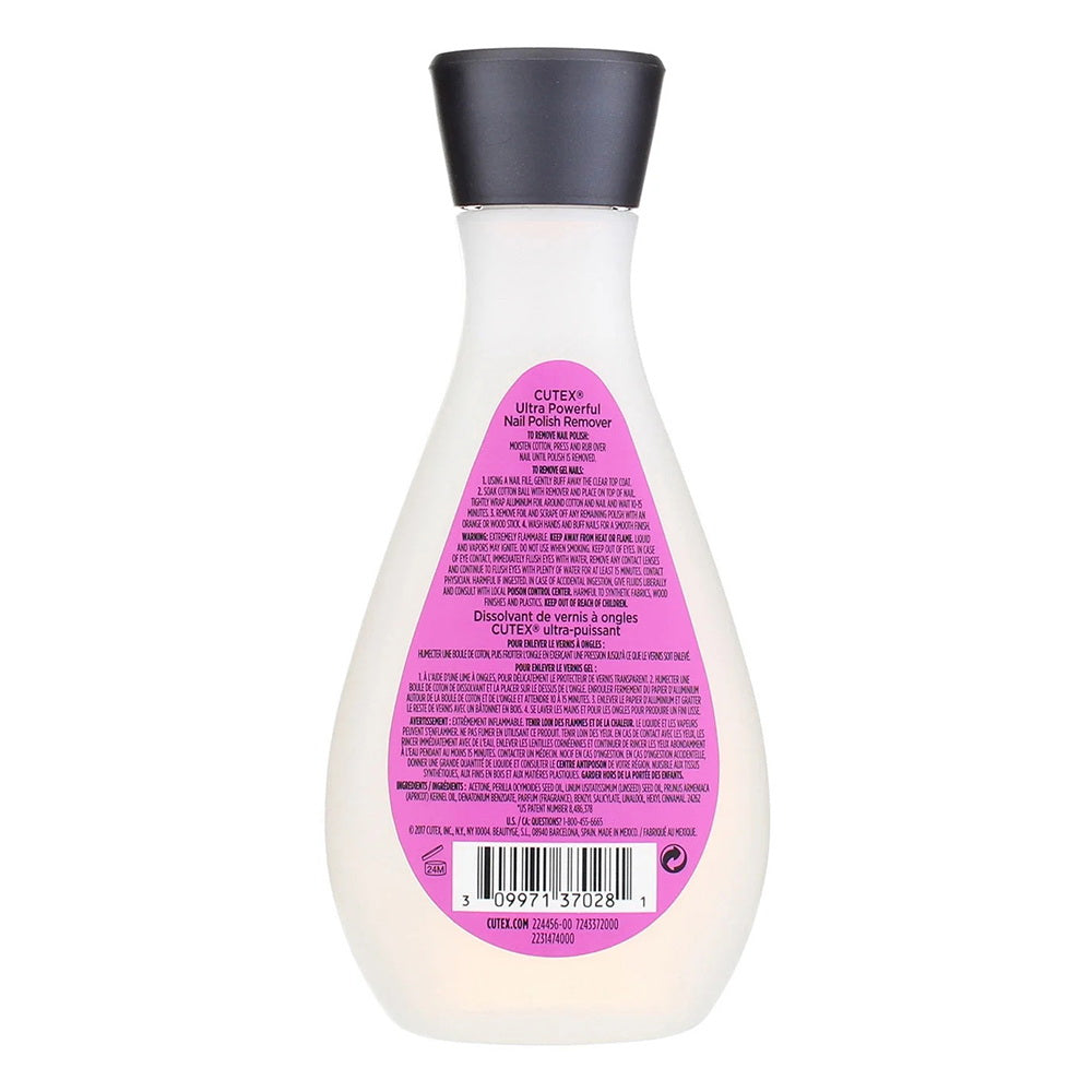 Cutex Ultra Powerful Nail Polish Remover 6.7 Oz