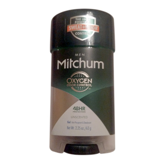 Mitchum Clear Gel Antiperspirant And Deodorant, Unscented - 2.25 Oz