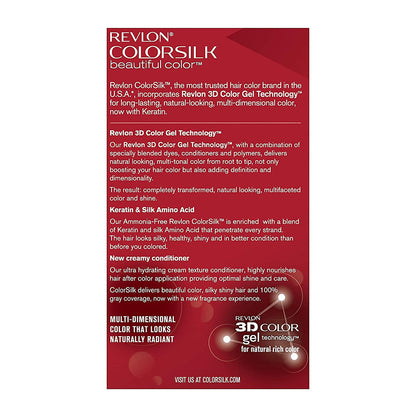 Colorsilk By Revlon, Ammonia-Free Permanent, Haircolor: Burgundy #48 - 1 Each