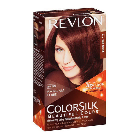 Colorsilk By Revlon, Ammonia-Free Permanent, Haircolor: Dark Auburn #31 - 1 Each