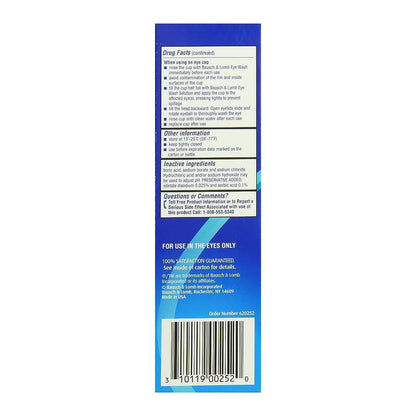 Bausch And Lomb Eye Wash Eye Errigating Solution - 4 Oz
