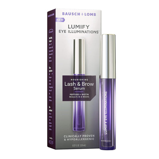 Bausch & Lomb Lumify Eye Illuminations Nourishing Lash & Brow Serum 0.12 Fl Oz