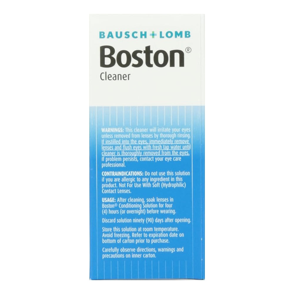 Bausch Plus Lomb Boston Lipid & Protein Deposits Removal Cleanser - 1 Fl Oz