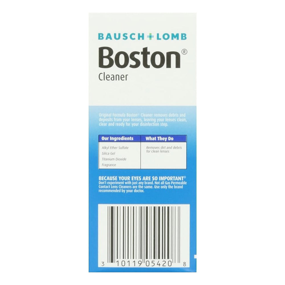 Bausch Plus Lomb Boston Lipid & Protein Deposits Removal Cleanser - 1 Fl Oz
