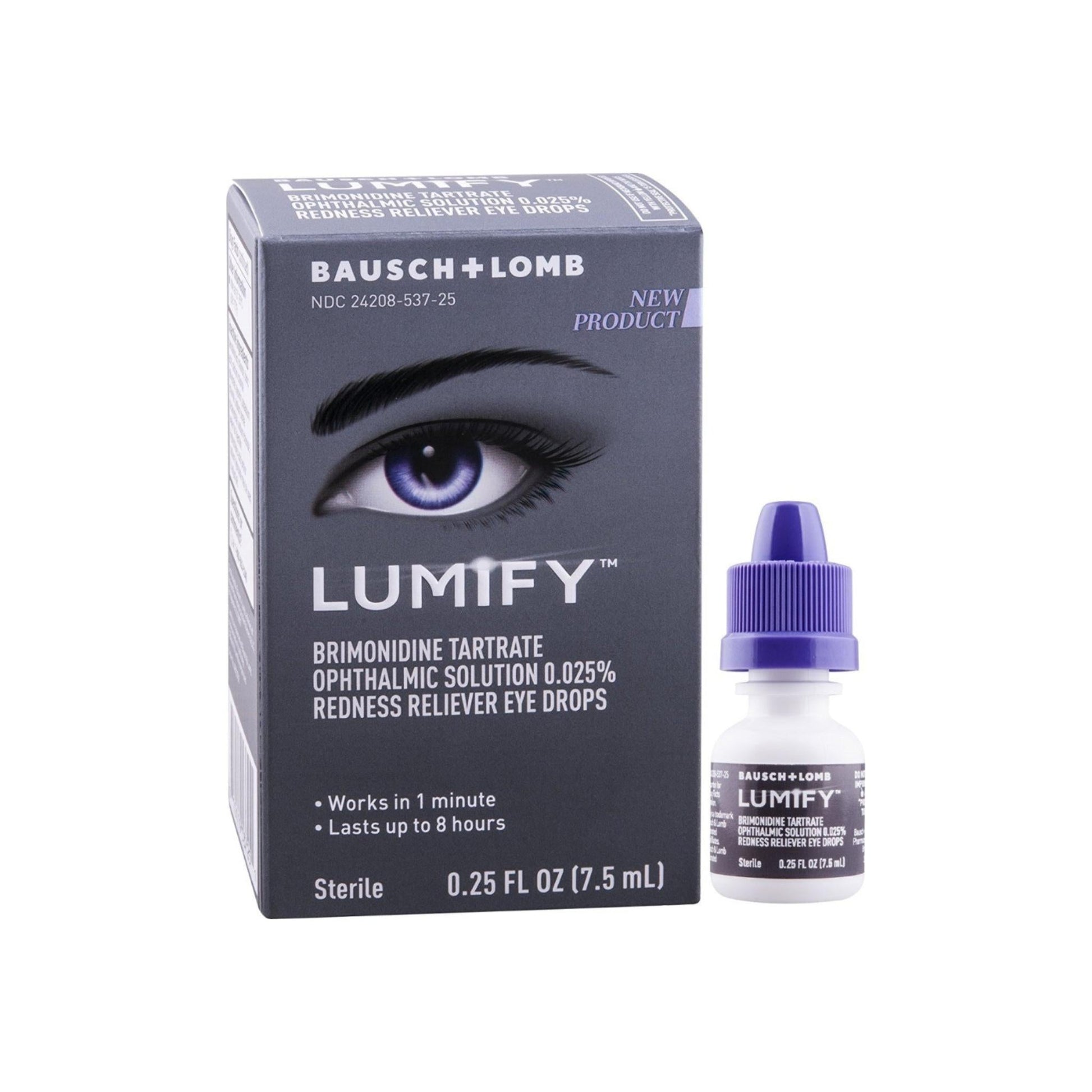 Bausch & Lomb Lumify Redness Reliever Eye Drops 0.25 Oz