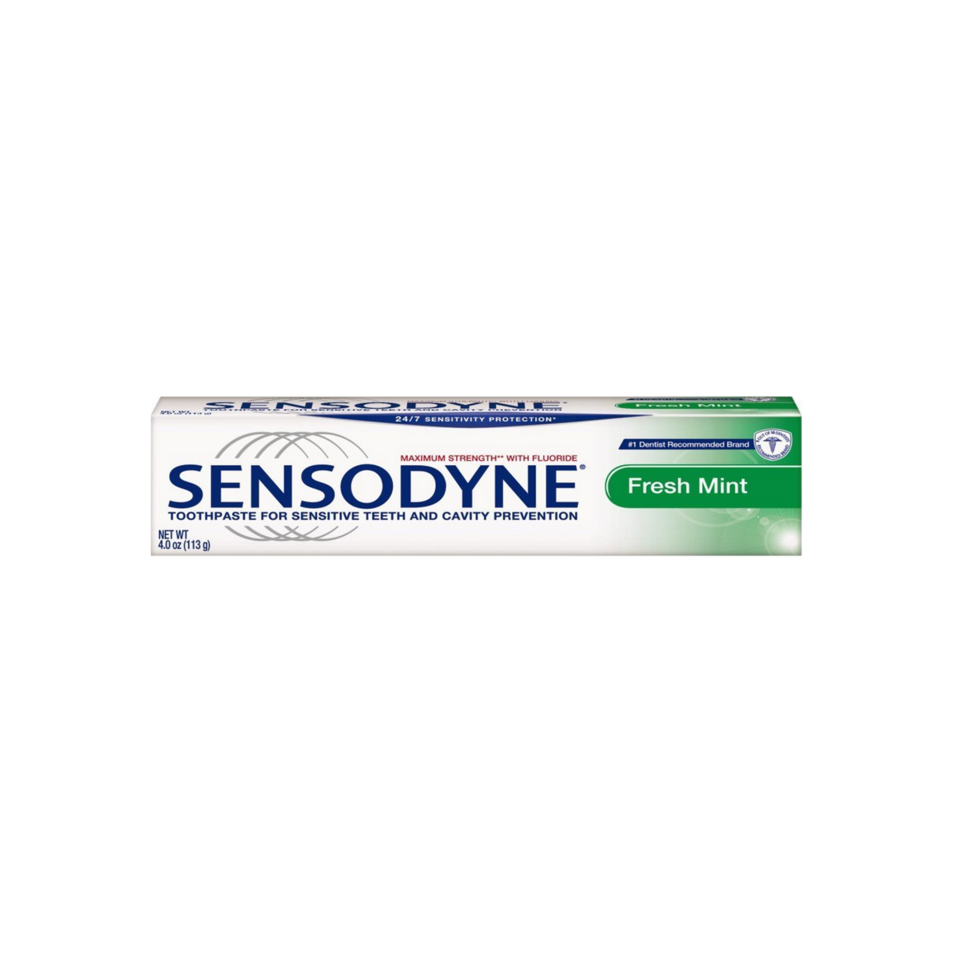 Sensodyne Fluoride Toothpaste, Maximum Strength, Fresh Mint 4 Oz