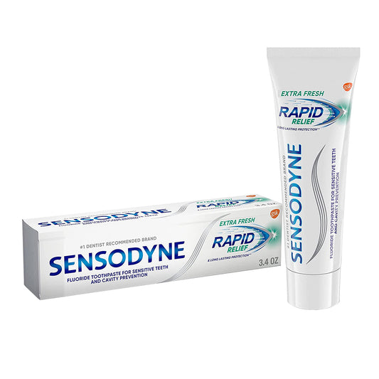Sensodyne Rapid Relief Sensitive Toothpaste - 3.4 Oz