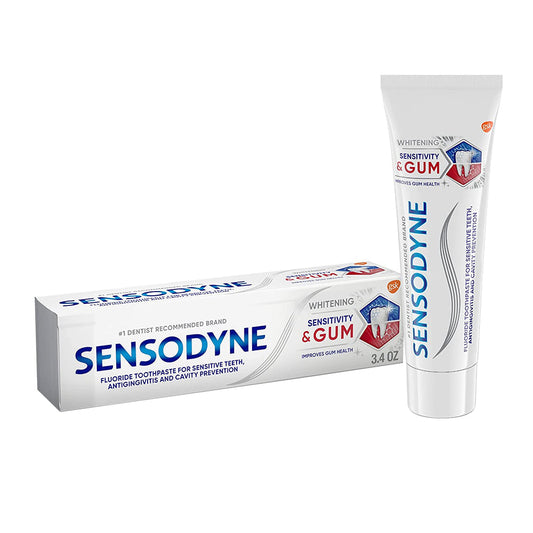Sensodyne Sensitivity & Gum Whitening Toothpaste - 3.4 Oz