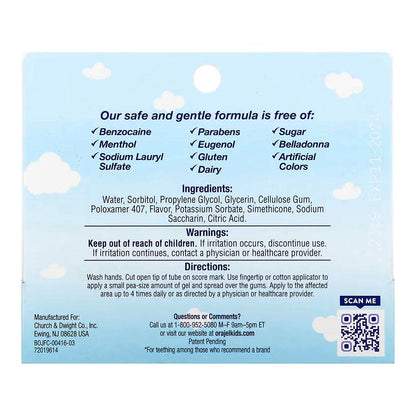 Orajel Baby Daytime Cooling Gel For Teething, 0.33Oz