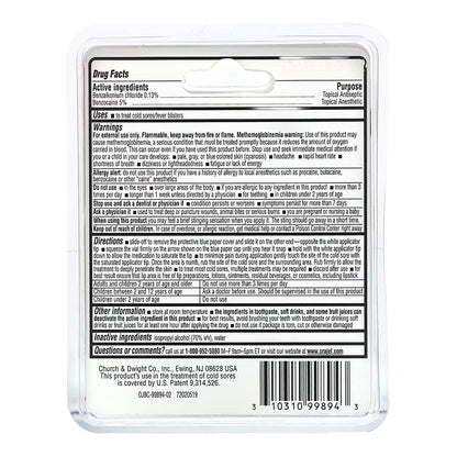 Orajel Touch Free Cold Sore Treatment .12Oz