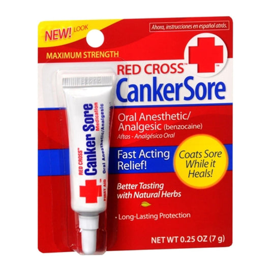 Red Cross Canker Sore Medication 0.25 Oz