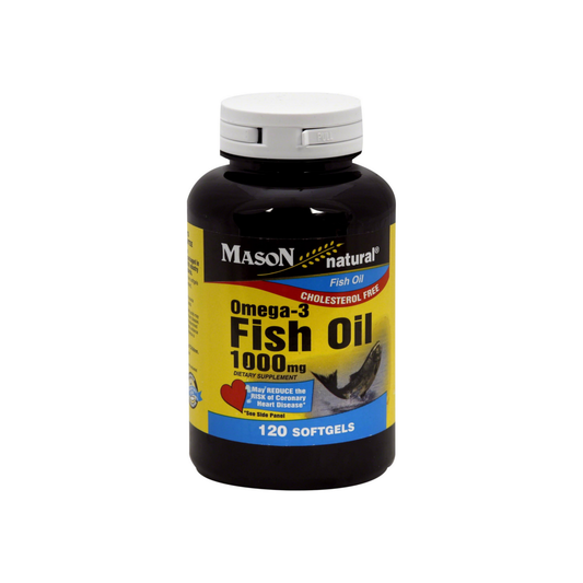 Mason Natural Omega-3 Fish Oil 1000 Mg Softgels - 120 Ea