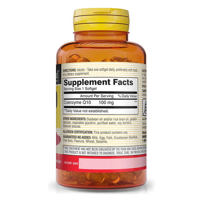 Mason Natural Co Q-10 100 Mg Softgels - 30 Ea