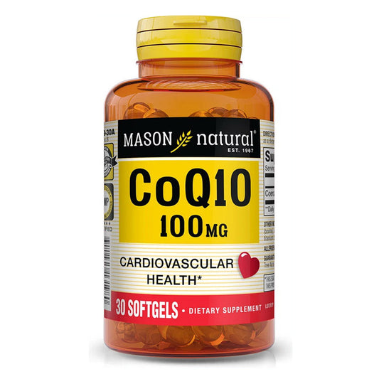 Mason Natural Co Q-10 100 Mg Softgels - 30 Ea