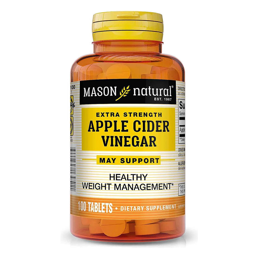 Mason Natural Apple Cider Vinegar 500 Mg - 100 Tablets