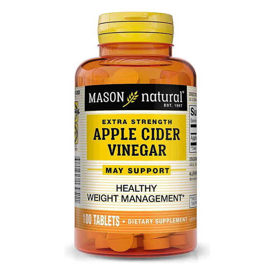 Mason Natural Apple Cider Vinegar 500 Mg - 100 Tablets