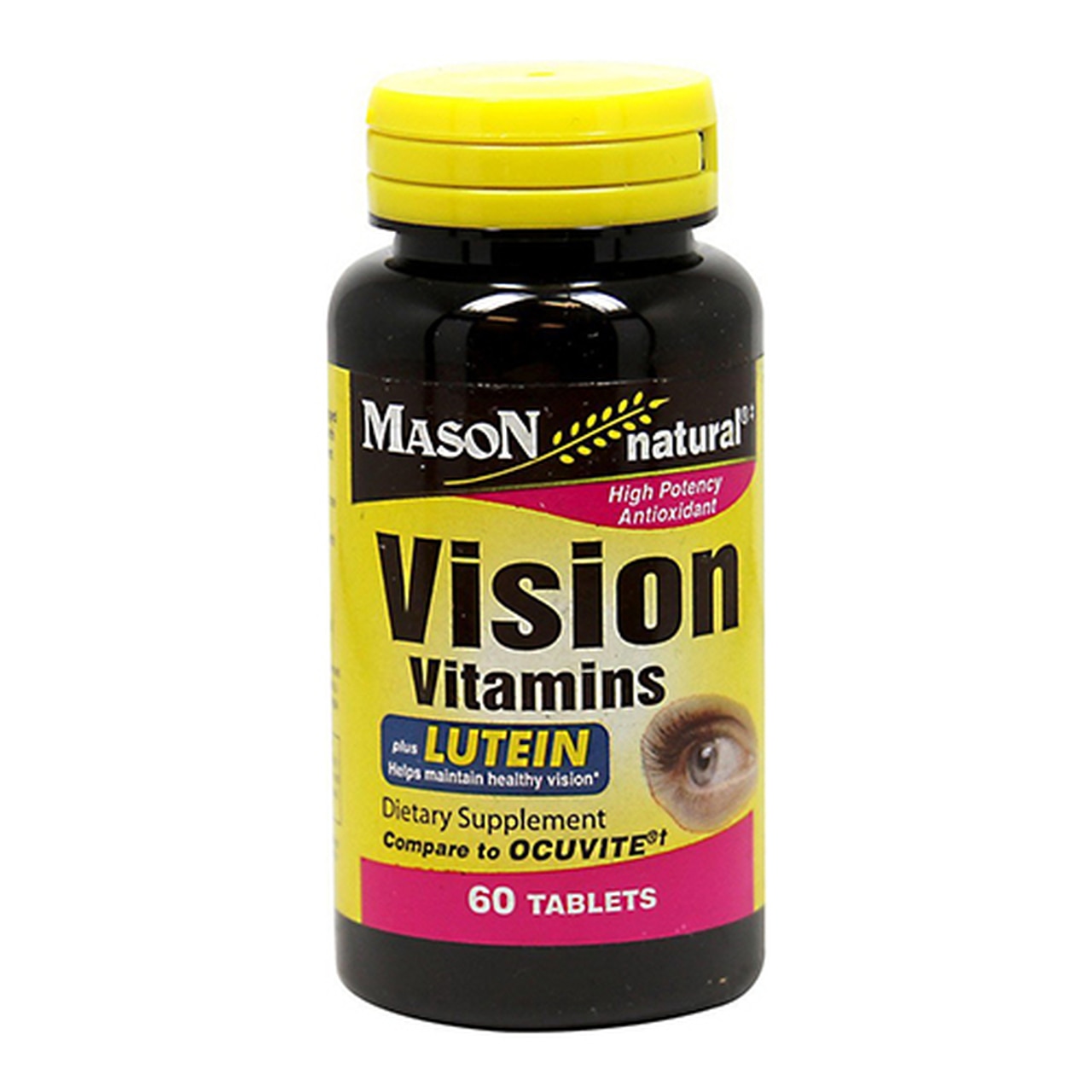 Mason Natural Vision Vitamins Tablets With Lutein - 60 Ea