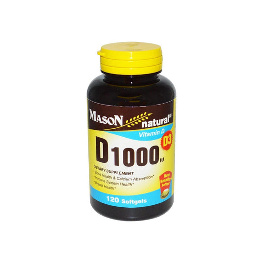 Mason Natural D3 1000 Iu Softgels - 120 Ea