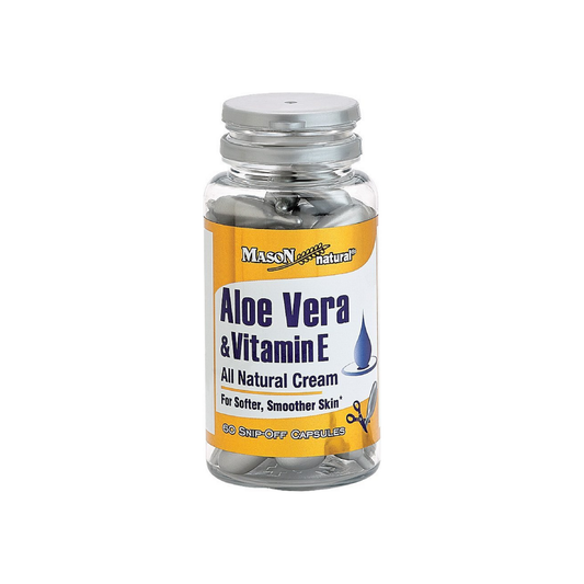 Mason Natural Aloe Vera & Vitamin E Snip-Off Capsules - 60 Ea