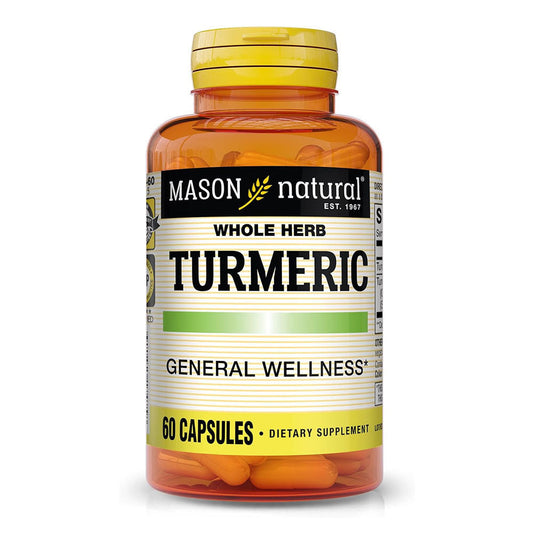 Mason Natural Turmeric Capsules, 60 Count
