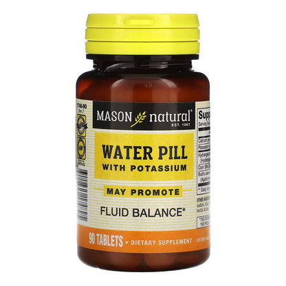 Mason Natural Herbal Diuretic Water Pill With Potassium - 90 Ct