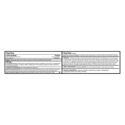 Tronolane Anesthetic Cream For Hemorrhoids 1 Oz