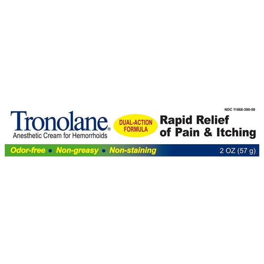 Tronolane Anesthetic Cream For Hemorrhoids 1 Oz