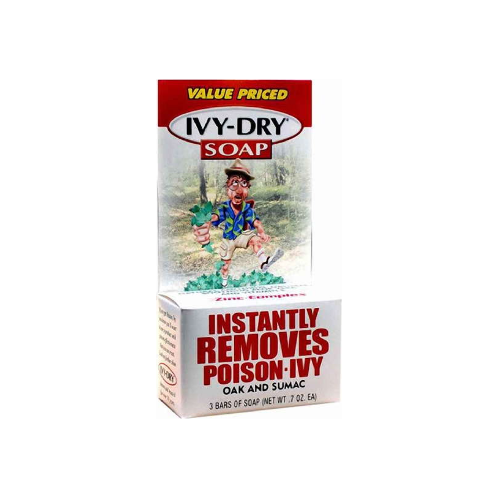 Ivy-Dry Bar Soap, 0.7 Oz Bars, 3 Ea