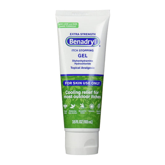 Benadryl Extra Strength Itch Stopping Gel 3.5 Oz