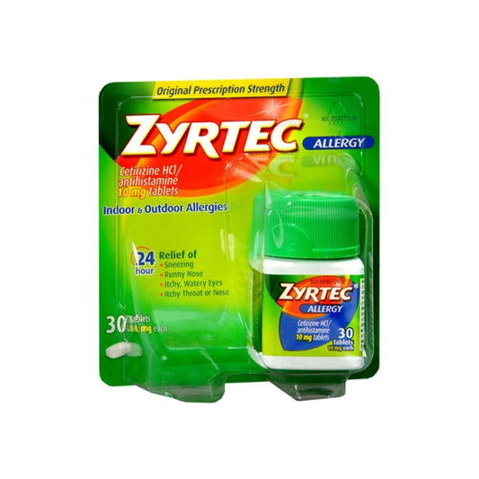 Zyrtec Allergy 10 Mg Tablets