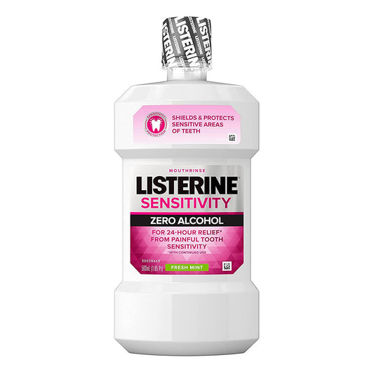 Listerine Sensitivity Mouthwash - Fresh Mint - 500 Ml