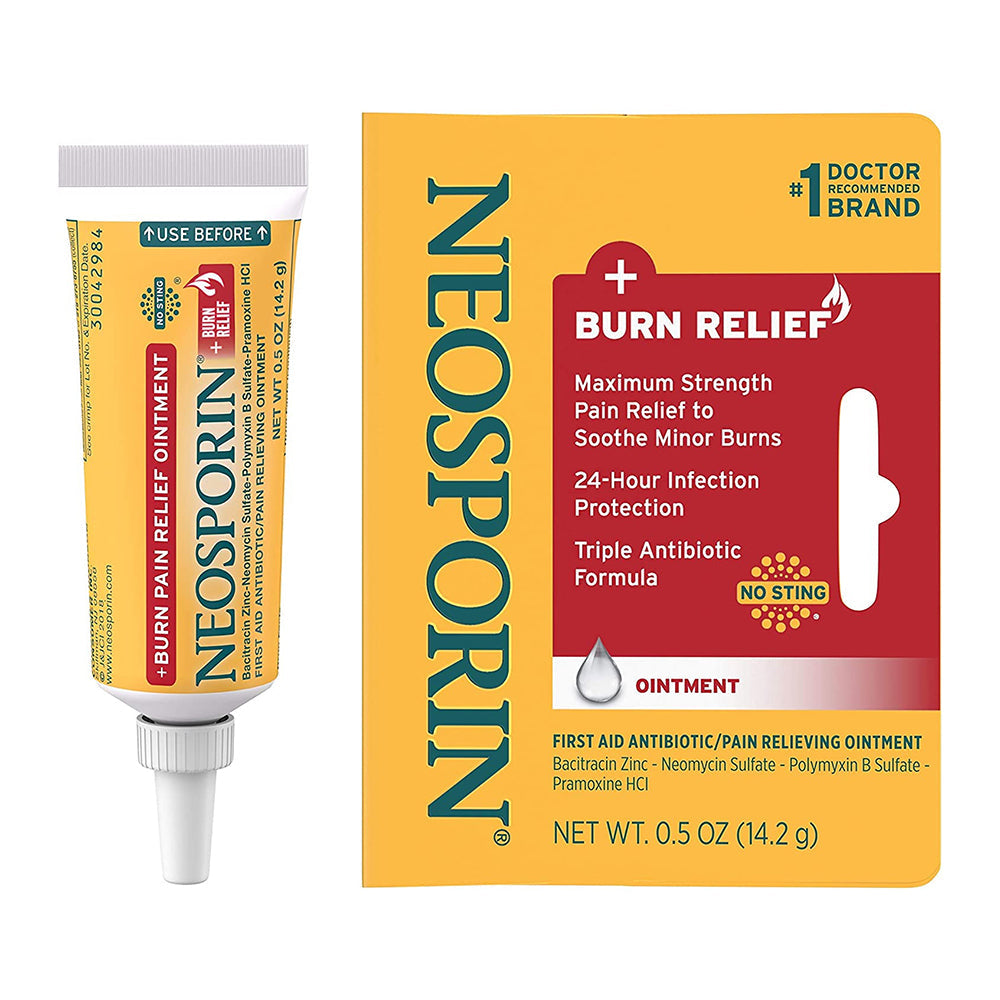 Neosporin Dual Action Burn Relief Ointment - 0.5 Oz