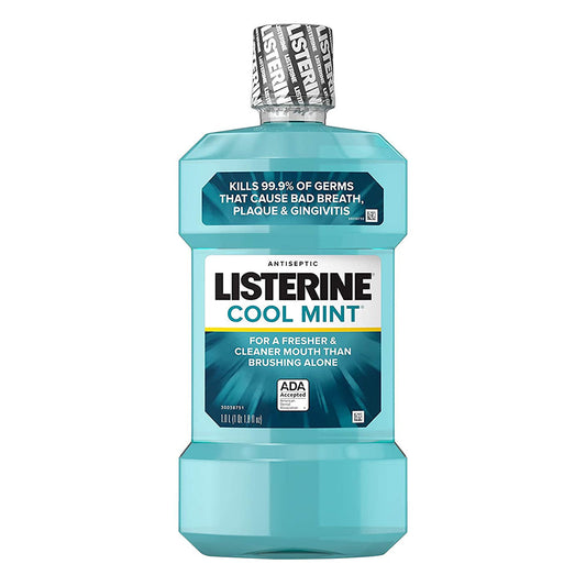 Listerine Antiseptic Mouthwash, Cool Mint - 1 L