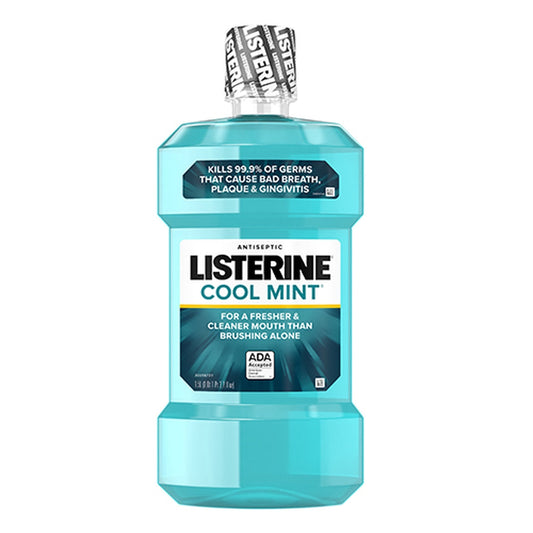 Listerine Cool Mint Antiseptic Mouthwash Oral Care And Breath Freshener, 1.5 Ltr