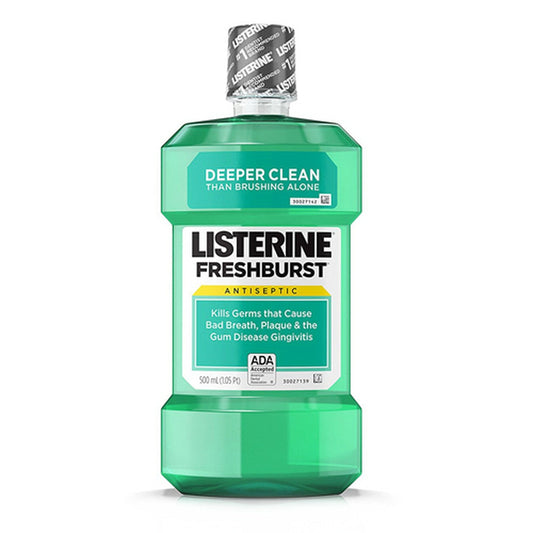 Listerine Antiseptic Fresh Burst Mouthwash - 500 Ml