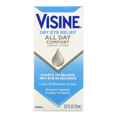 Visine Dry Eye Relief All Day Comfort Lubricant Eye Drops 1 Ea