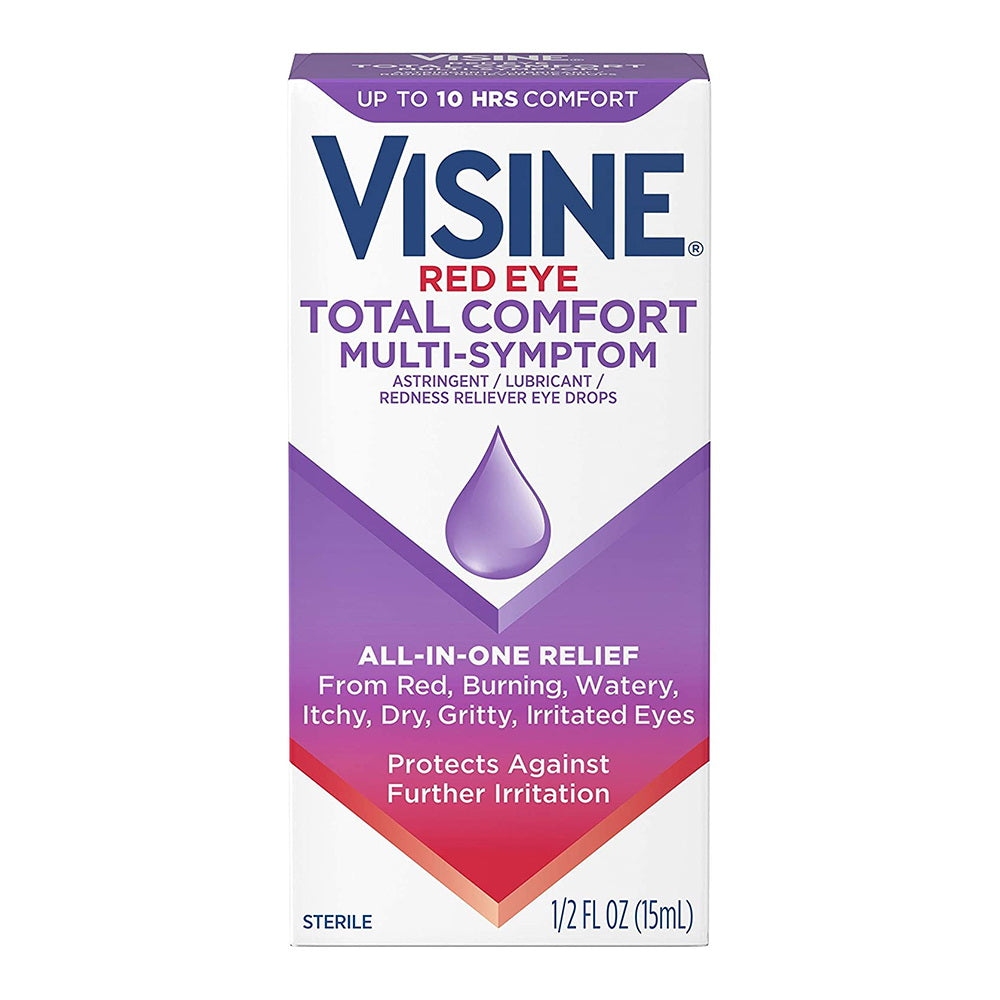 Visine Red Eye Total Comfort Eye Drops - 0.5 Fl Oz