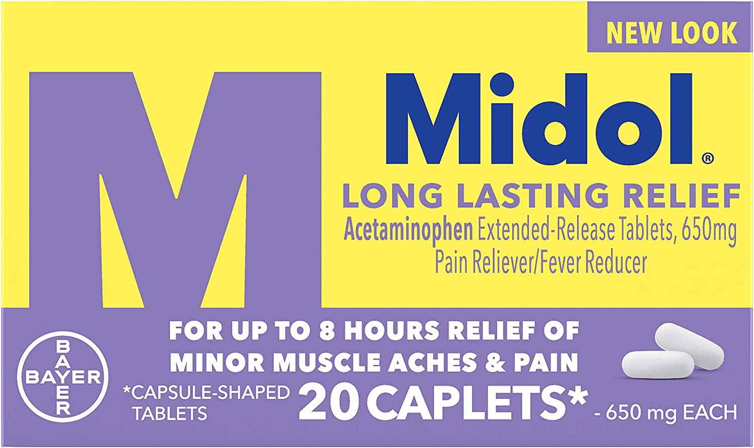Midol Long Lasting Relief - 20 Count