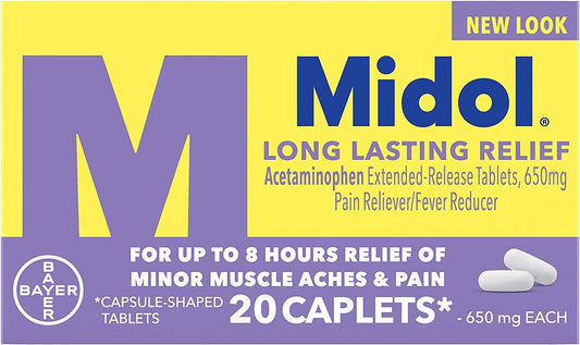 Midol Long Lasting Relief - 20 Count
